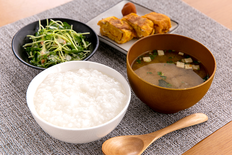 余計なものは入れない、保存料無添加のおかゆ